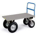 LITTLE GIANT Cushion Load High-Platform Trucks - 48"Lx24"W Deck - 21" Deck Height