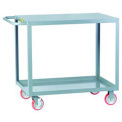 Little Giant All Welded Service Cart, 2 Flush Shelves, 48"L x 24"W x 35"H
