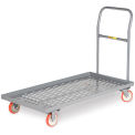 LITTLE GIANT Platform Trucks with Lip Edge - 36"Lx24"W Deck - Perforated Deck