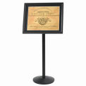 Aarco Small Menu And Poster Holder Black - 24&quot;W x 20&quot;H