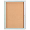 Aarco 1 Door Framed Enclosed Bulletin Board - 36&quot;W x 48&quot;H