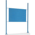 Risers With Pegboard Panel for 48&quot; Workbench, Blue