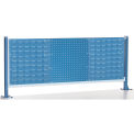 Risers With Louver/Pegboard Panel for 60&quot; Workbench, Blue