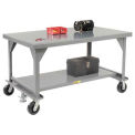 Mobile Heavy Duty Steel Workbench, 30 x 48