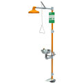 Guardian Equipment Safety Station with Eyewash, Hand and Foot Control, G1902HFC, S/S Bowl
