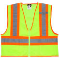 RIVER CITY Luminator&#153; Class II Safety Vests, Size L, Lime