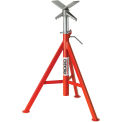 Ridgid&#174; Model No. Vj-99 V Head High Pipe Stand, 12&quot; Max. Pipe Capacity, 28&quot;-53&quot; H