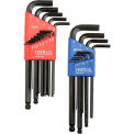 .050-3/8&quot; & 1.5MM-10MM 22Pc. Ball End Combo Metric & SAE Hex Key Set