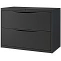 36&quot;W Premium Lateral File Cabinet, 2 Drawer, Black