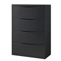 36&quot;W Premium Lateral File Cabinet, 4 Drawer, Black