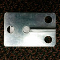 Global Industrial Pallet Rack Shim, Galvanized Steel, 3"L x 4-1/2"W