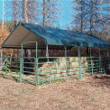 WeatherShield Commercial Canopy, Green, 18&#39;W x 20&#39;L