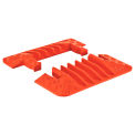 Checkers Industrial Products GDEC5X125-O 5 CH Guard Dog, End Cap-Orange