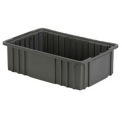 LEWISBins Divider Box, 16-1/2&quot; x 10-7/8&quot; x 5&quot;, Gray - Pkg Qty 4