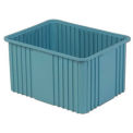 LEWISBins Divider Box, 22-3/8&quot; x 17-3/8&quot; x 12&quot;, Light Blue - Pkg Qty 3