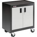 Homak Manufacturing GS04002270 Homak Mobile Cabinet 2 Door With Gliding Shelf