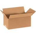 9&quot; x 4&quot; x 4&quot; Cardboard Corrugated Box - Pkg Qty 25