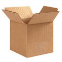15&quot; x 15&quot; x 5&quot; Flat Cardboard Corrugated Boxes - Pkg Qty 25