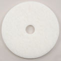 Global Industrial 17&quot; White Polishing Pad, 5/Case, 401217