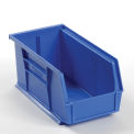 Plastic Stacking And Hanging Parts Bin 5-1/2 x 10-7/8 x 5, Blue - Pkg Qty 12