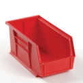 Plastic Storage Bin - Small Parts 5-1/2 x 10-7/8 x 5, Red - Pkg Qty 12