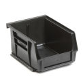 Plastic Stacking Bin, 4-1/8 x 5-3/8 x 3, Black - Pkg Qty 24