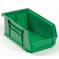 Plastic Stackable Bin 4-1/8 x 7-3/8 x 3, Green - Pkg Qty 24