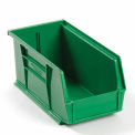 Plastic Stackable Bin 5-1/2 x 10-7/8 x 5, Green - Pkg Qty 12