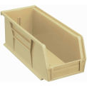 Plastic Stacking Bin 5-1/2 x 14-3/4 x 5, Beige - Pkg Qty 12