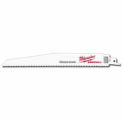 Milwaukee 48-00-5706 The Wrecker&#8482; SAWZALL Blade, 9&quot;, 8 TPI, 5 Pack