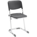 NATIONAL PUBLIC SEATING Elephant Z-Stool - Stool With Backrest - 18&quot; Seat Height