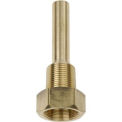 Weiss Instruments E35-75BS 3/4&quot; NPT Brass Thermowell 3 1/2&quot; stem