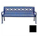 Ring Pattern Bench, 6'L, Black