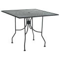 36" Square Table Black With Butterfly Legs