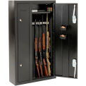 Homak 8-Gun Double Door Steel Security Gun Safe, Black - 32" x 10" x 57" HS30136028