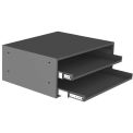 Durham Slide Rack 302-95 - For Large Compartment Storage Boxes - Two Drawer