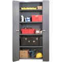 Durham Heavy Duty Storage Cabinet 3952-4S-95 - 4-Shelf Bi-Folding Door 36&quot;W x 18&quot;D x 84'H