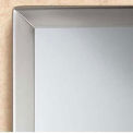 Bobrick Channel-Frame Mirror, 24"W x 60"H