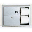 Bobrick ClassicSeries Recessed Sanitary Disposal & Tissue Dispenser