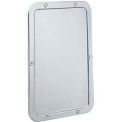 Bobrick Vandal Resistant Frameless Mirror, 11-1/4"W x 17-1/4"H