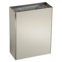 Bobrick&#174; ClassicSeries Surface Mounted Waste Receptacle, 14&quot;W x 6&quot;D x 18&quot;H, Stainless Steel