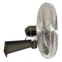 Airmaster 24&quot; Oscillating Wall Mount Fan With Safety Cable Kit 1/3HP