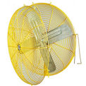 Airmaster Fan 10739K 30&quot; Ceiling/Bench Mount Yellow Safety Fan - Drop Cord Switch 1/3 HP 6915 CFM