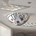 Safety Security Products H144225 T-Bar Dome Mirror,  2' x 2' Pane, 22&quot; Dia.