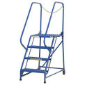 Maintenance Ladder, 4 Step Grip-Strut, 43-1/2&quot;L x 29-1/2&quot;W x 70&quot;H (40&quot;H Top Step)