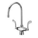 Zurn Double Lab Faucet with 8&quot; Gooseneck and 4&quot; Wrist Blade Handles - Lead Free, Z826C4-XL