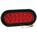 Buyers 5626520 6-1/2&quot; Oval 20 Led Red Stop-Turn Tail Light W/ Grommet & Plug