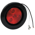 Buyers 5622514 2-1/2&quot; Round 1 Led Red Marker Light W/ Grommet & Plug