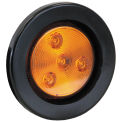 Buyers 5622524 2-1/2&quot; Round 1 Led Amber Marker Light W/ Grommet & Plug