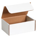 7-1/8&quot;x4-1/2&quot;x3&quot; Corrugated Literature Mailer, White - Pkg Qty 50